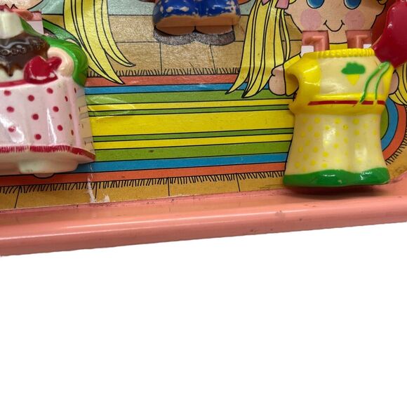 Dolly Pops Birthday Party Carry Scene Full Set Knickerbocker 1979 Minor Flaws - Picture 5 of 13